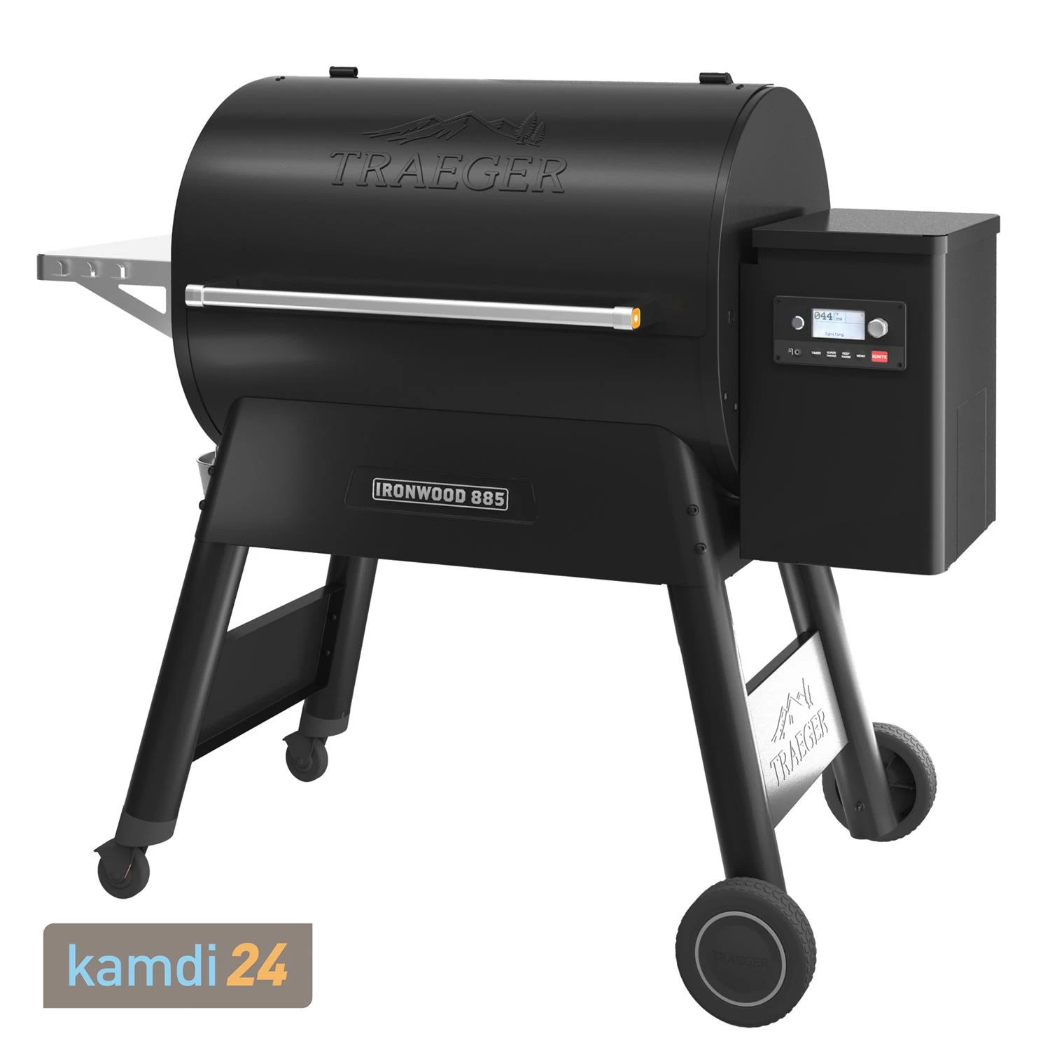 Traeger IRONWOOD 885 Pellet Grill Schwarz Inkl. Abdeckhaube, Ablaufblech-Schutzfolie Und Hartholz Pellets Cherry 9 Kg 4 Traeger IRONWOOD 885 Pellet Grill Schwarz Inkl. Abdeckhaube, Ablaufblech-Schutzfolie Und Hartholz Pellets Cherry 9 Kg – Bild 2