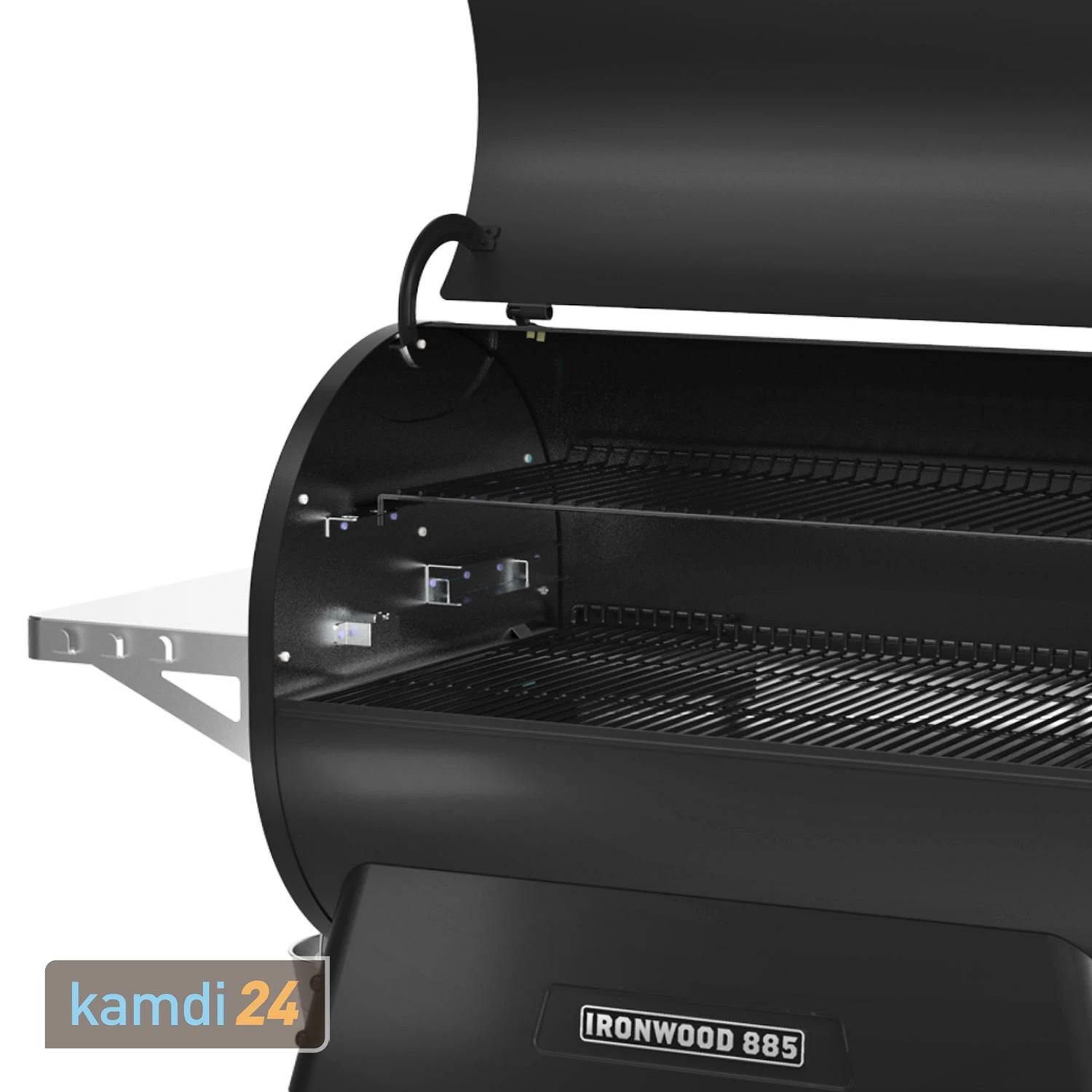 Traeger IRONWOOD 885 Pellet Grill Schwarz Inkl. Abdeckhaube, Ablaufblech-Schutzfolie Und Hartholz Pellets Cherry 9 Kg 7 Traeger IRONWOOD 885 Pellet Grill Schwarz Inkl. Abdeckhaube, Ablaufblech-Schutzfolie Und Hartholz Pellets Cherry 9 Kg – Bild 5