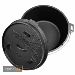 Valhal Outdoor Dutch Oven 8 L Set Inkl. Holzkiste Zur Aufbewahrung Und Deckelheber -Outdoorchef-ausverkauf valhal outdoor dutch oven 8 l set inkl holzkiste zur aufbewahrung und deckelheber m 2