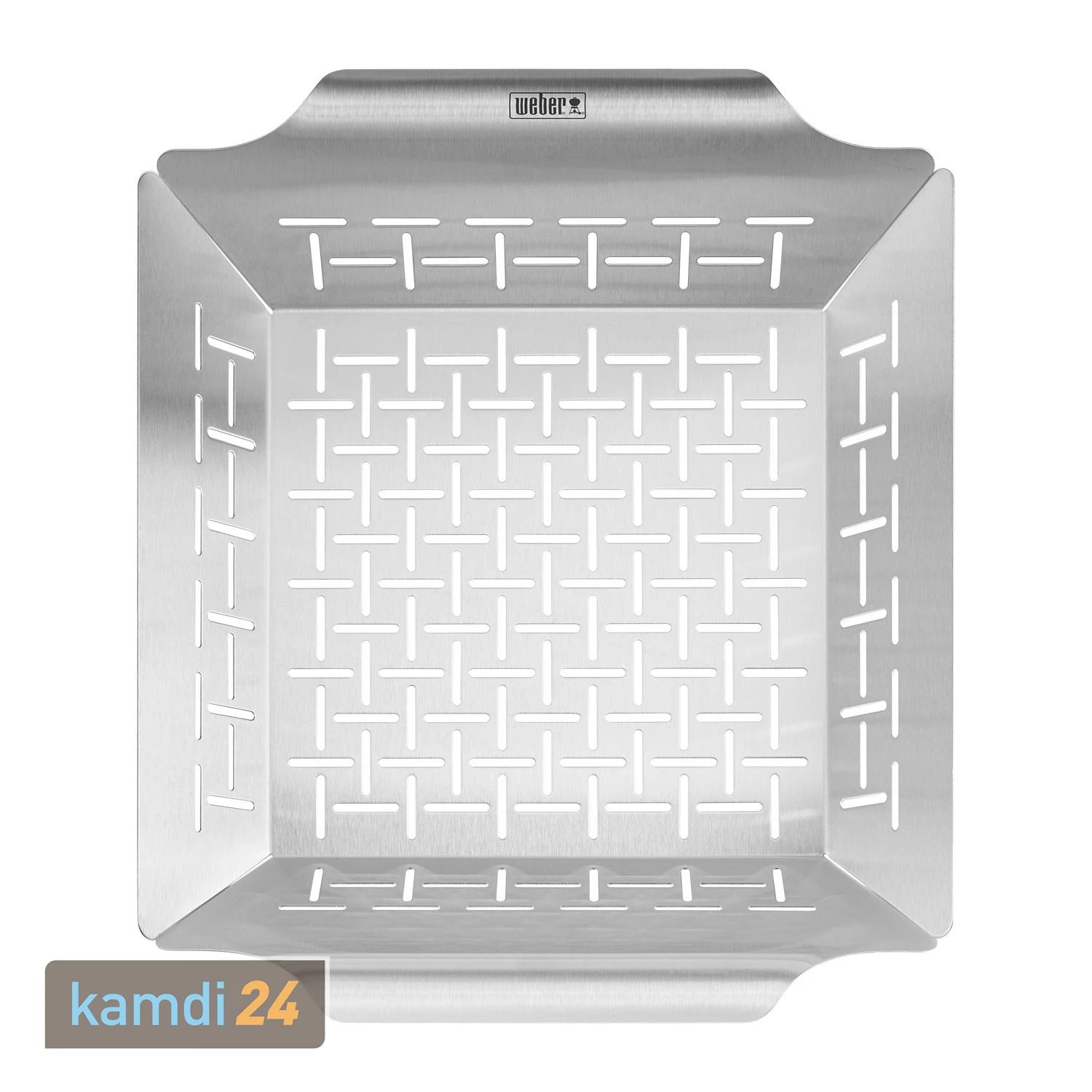 Weber Deluxe-Grillkorb Edelstahl Groß 3 Weber Deluxe-Grillkorb Edelstahl Groß