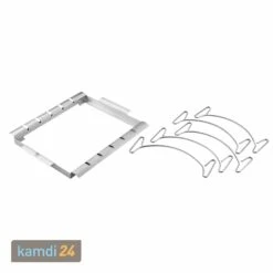 Weber Deluxe-Spare-Rib-Halter + Bratenkorb Edelstahl