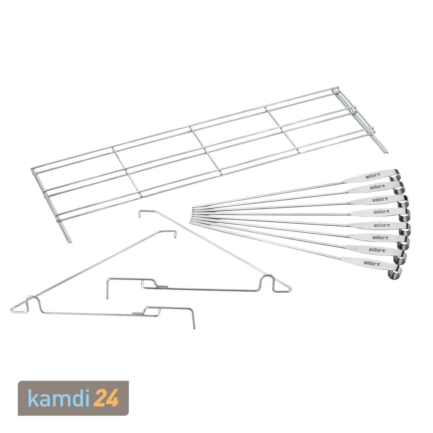 Weber Elevations-Tiered-Grilling-System Edelstahl Mit Grillspießen 5 Weber Elevations-Tiered-Grilling-System Edelstahl Mit Grillspießen – Bild 3