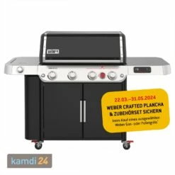 Weber Genesis EPX-435 Smart Gas-Grillstation Schwarz
