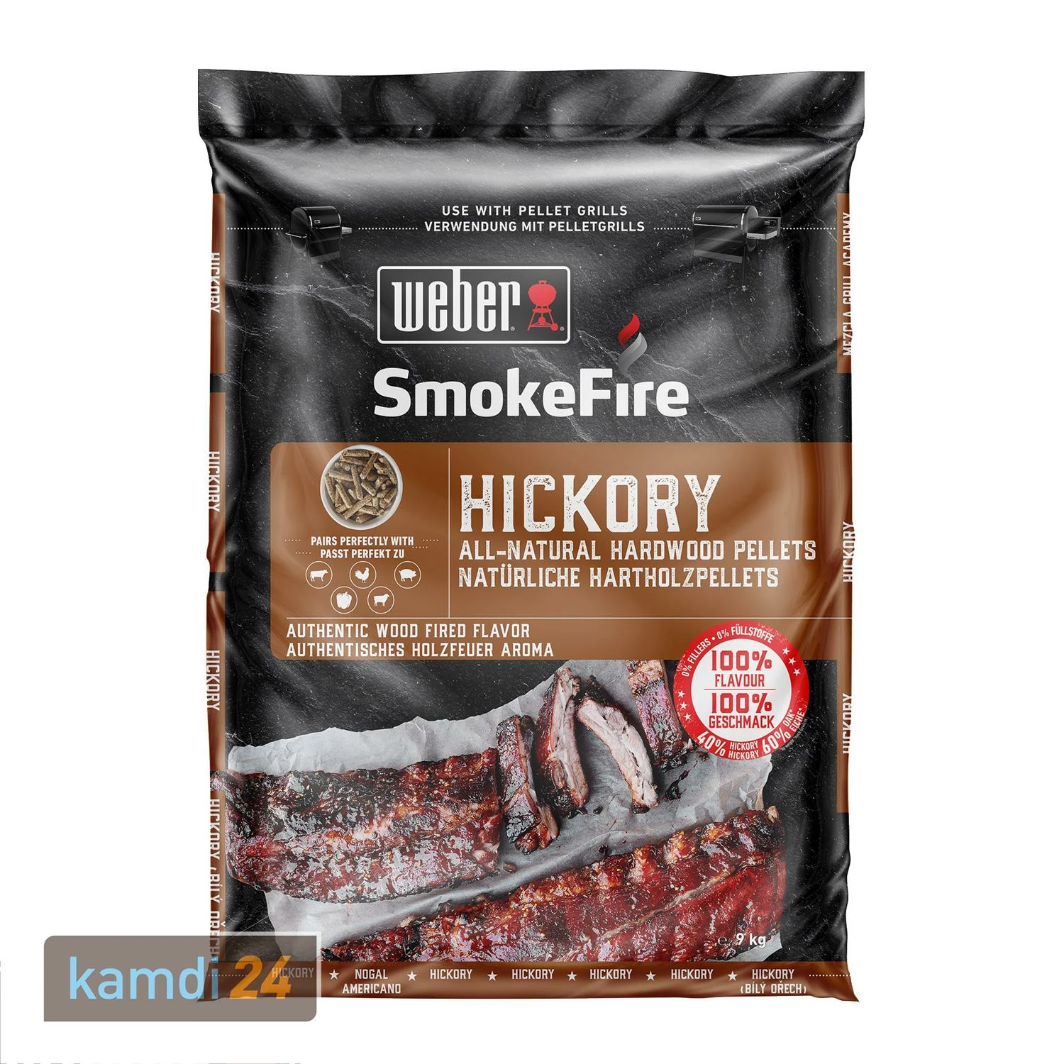 Weber SmokeFire-Hartholzpellets Hickory 9 Kg 3 Weber SmokeFire-Hartholzpellets Hickory 9 Kg