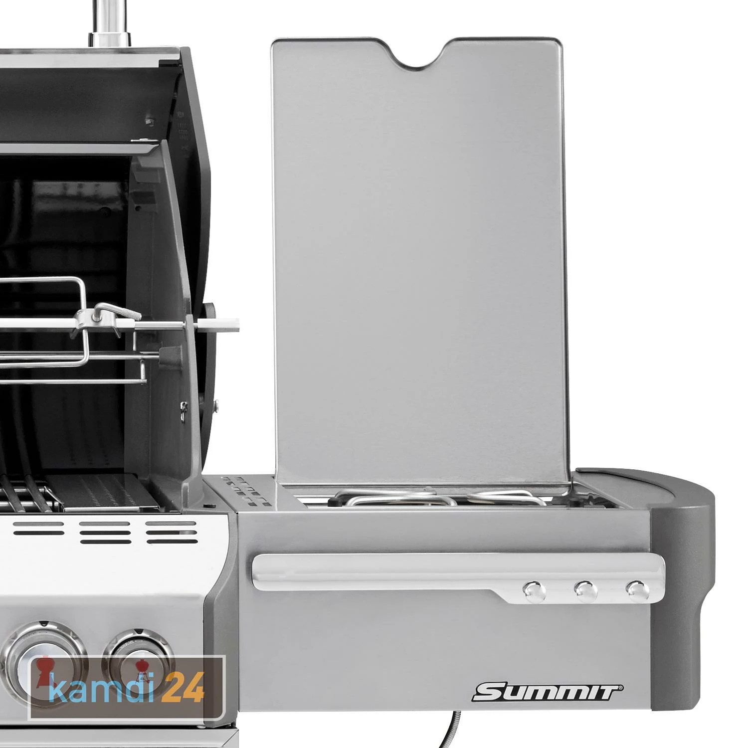 Weber Summit E-470 GBS Gas-Grillstation Schwarz 8 Weber Summit E-470 GBS Gas-Grillstation Schwarz – Bild 6