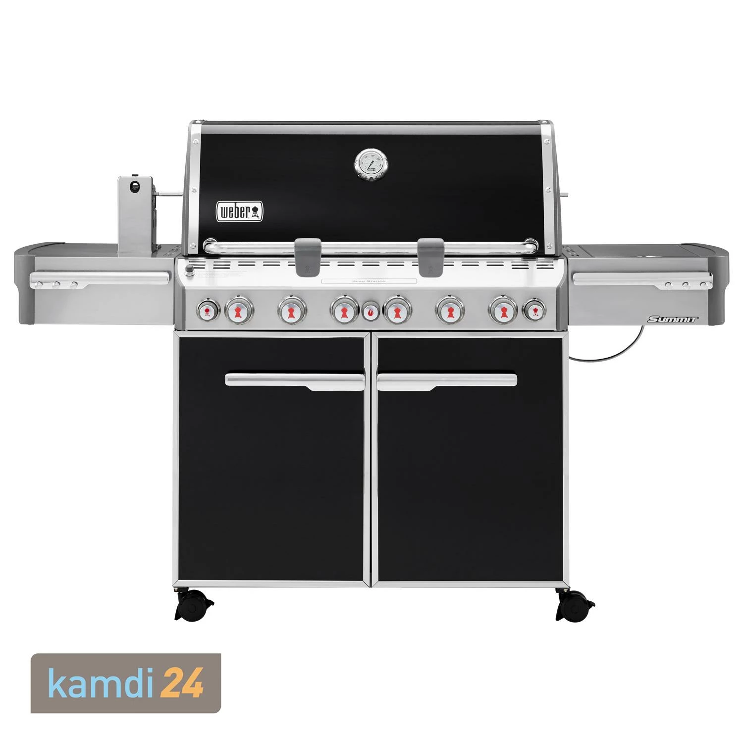 Weber Summit E-670 GBS Gas-Grillstation Schwarz 3 Weber Summit E-670 GBS Gas-Grillstation Schwarz
