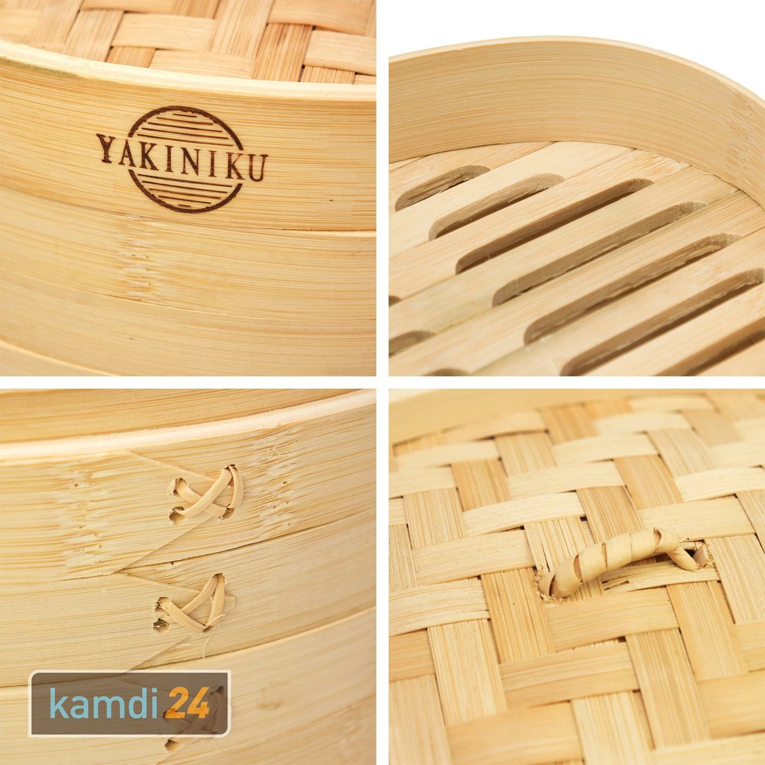 Yakiniku Dampfkorb Bambus Mit Dumpling-Zubehör 6 Yakiniku Dampfkorb Bambus Mit Dumpling-Zubehör – Bild 4