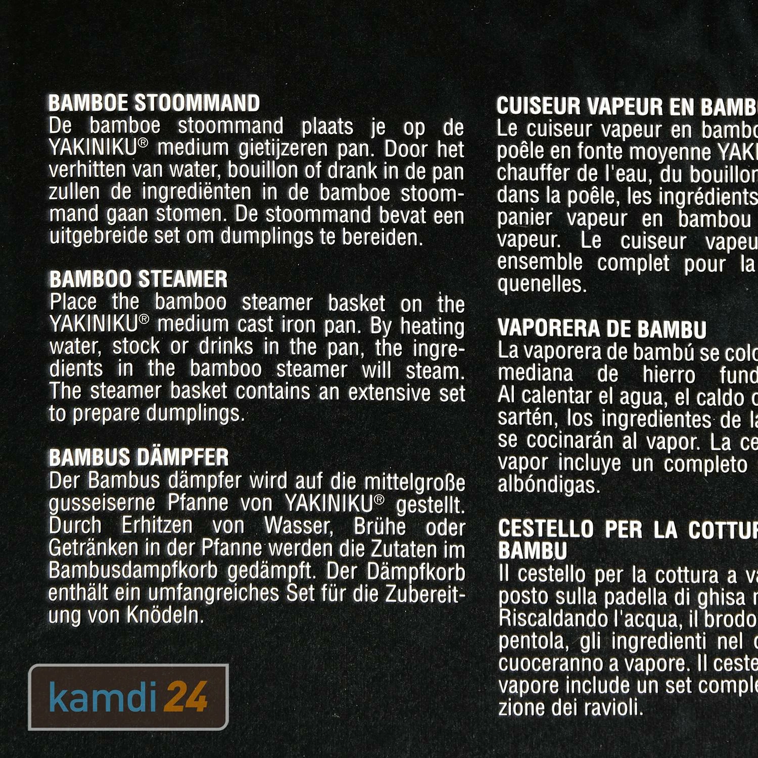 Yakiniku Dampfkorb Bambus Mit Dumpling-Zubehör 12 Yakiniku Dampfkorb Bambus Mit Dumpling-Zubehör – Bild 10