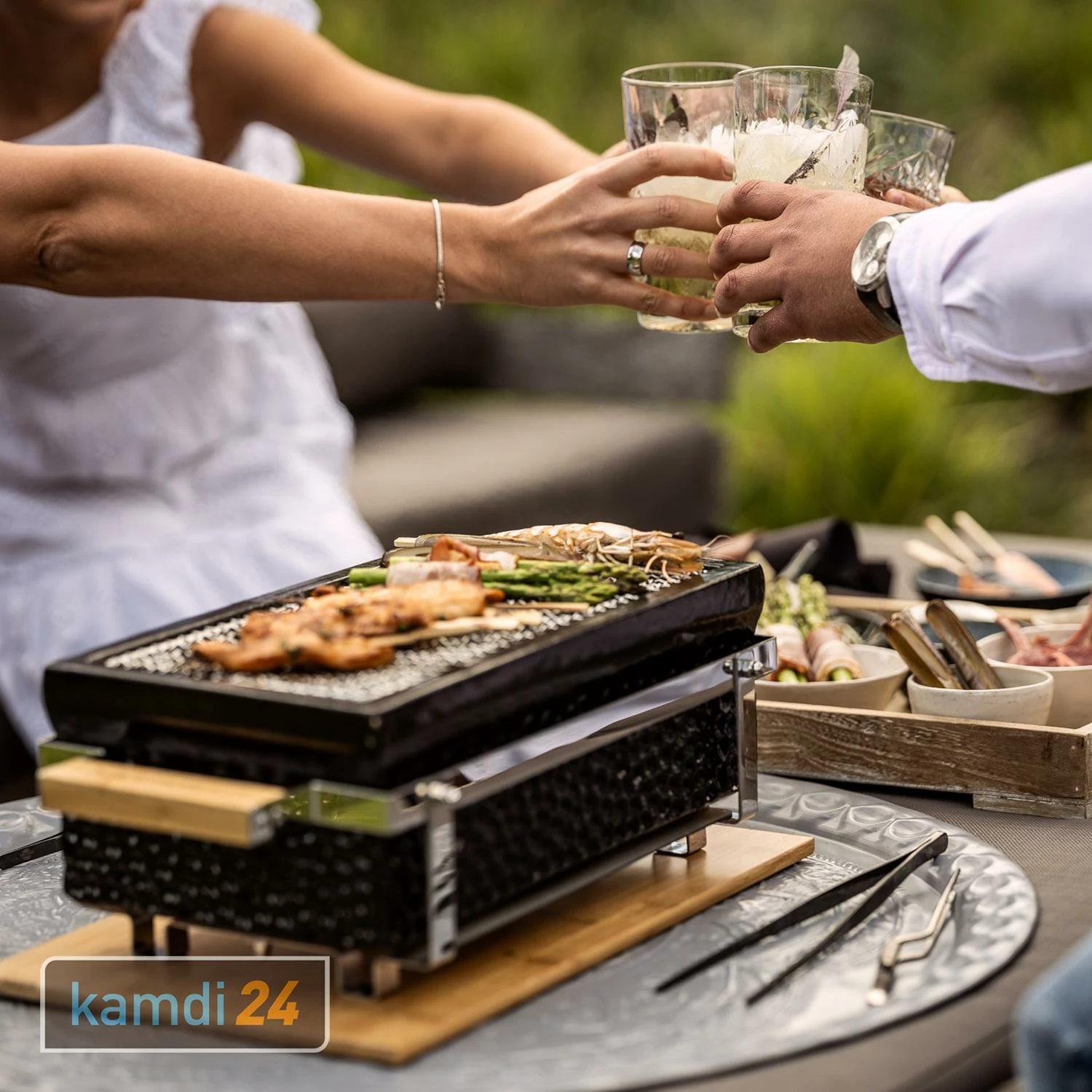 Yakiniku Grillpinzette Gerade Für Kamado Und Shichirin Grill 6 Yakiniku Grillpinzette Gerade Für Kamado Und Shichirin Grill – Bild 4
