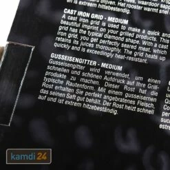 Yakiniku Gusseisenrost Mit Logo Für Keramik Grill Kamado M -Outdoorchef-ausverkauf yakiniku gusseisenrost mit logo fuer keramik grill kamado m 22911 m 5