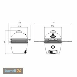 Yakiniku Keramik Grill Kamado M 16" 25 Yakiniku Keramik Grill Kamado M 16" -Outdoorchef-ausverkauf yakiniku keramik grill kamado m 16 20387 m 11