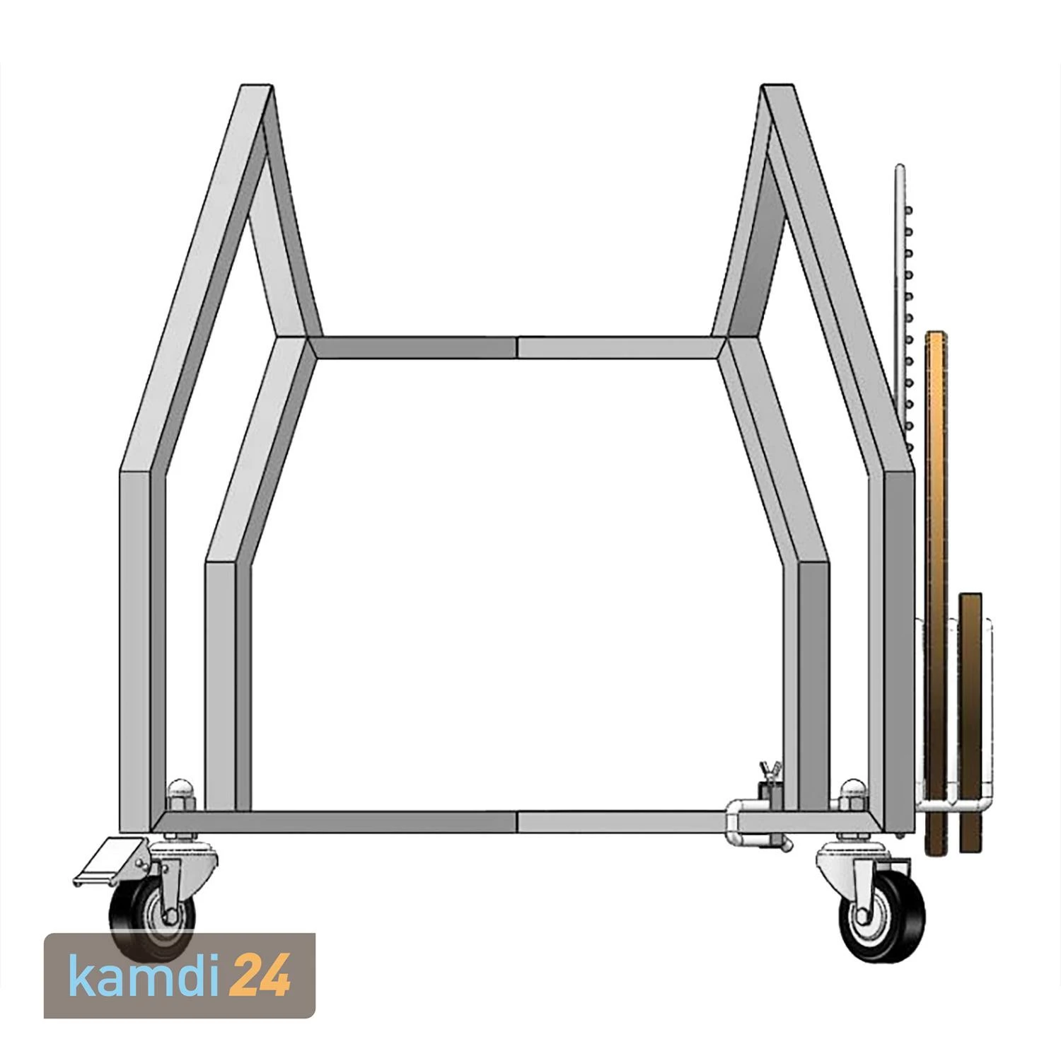 Yakiniku Universalhalterung Für Keramik Grill Kamado XL Pro-Gestell 6 Yakiniku Universalhalterung Für Keramik Grill Kamado XL Pro-Gestell – Bild 4